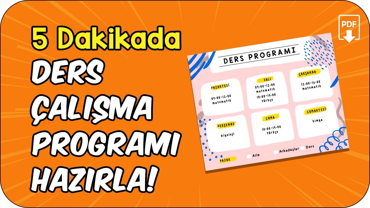 Ders Programı